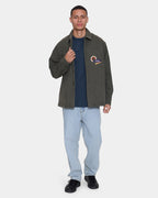 Mens Against All Odds Cropped Overshirt Casual Jacket