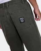 Mens Stagger Big Slacker Cropped Pants