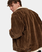 Mens Oversized Sherpa Wanderer Cord Jacket