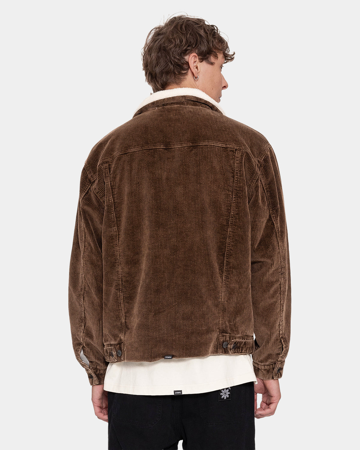 Mens Oversized Sherpa Wanderer Cord Jacket