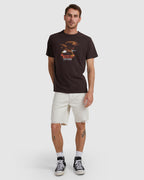 MENS DESTROYED BONES DENIM SHORTS