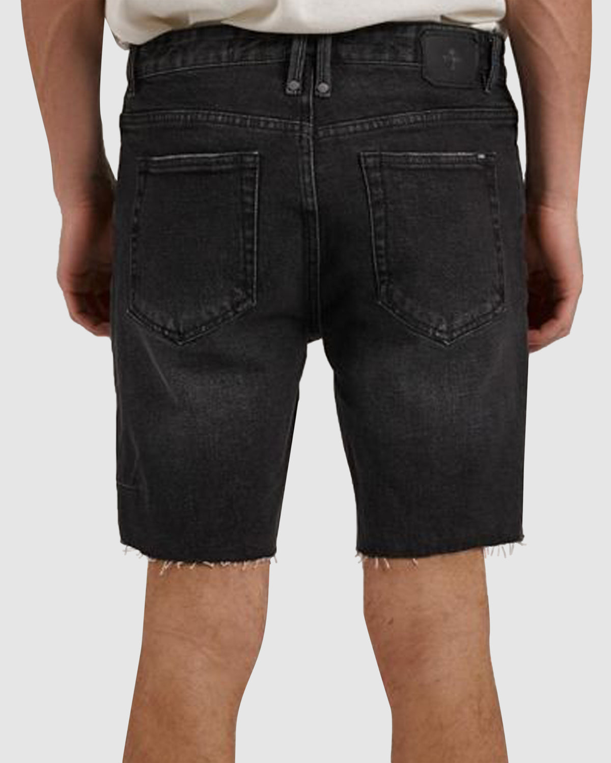 MENS DESTROYED BONES DENIM SHORTS