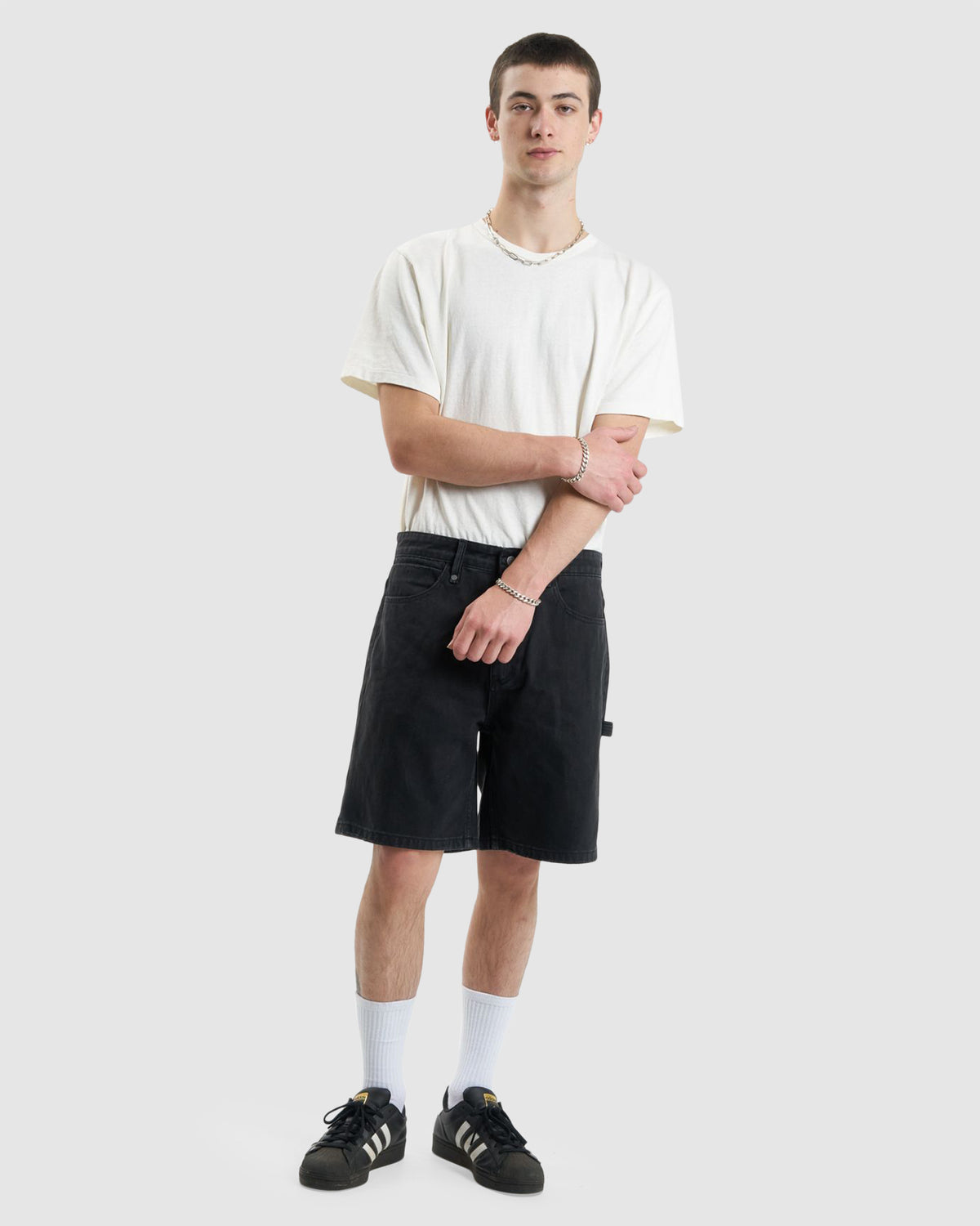MENS SLACKER DENIM SHORTS