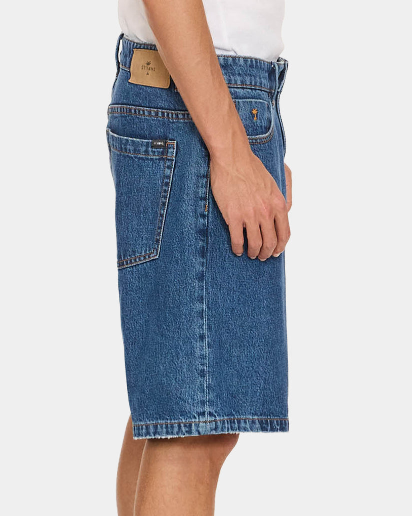Mens Slacker Denim Shorts