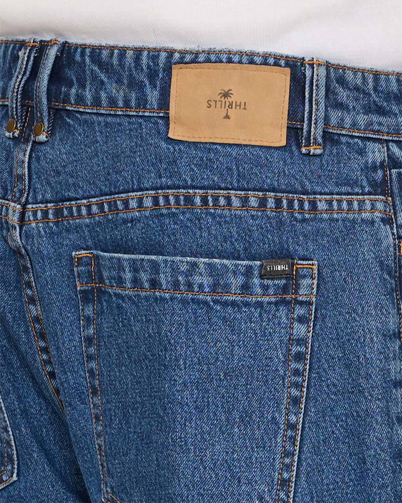 Mens Slacker Denim Shorts