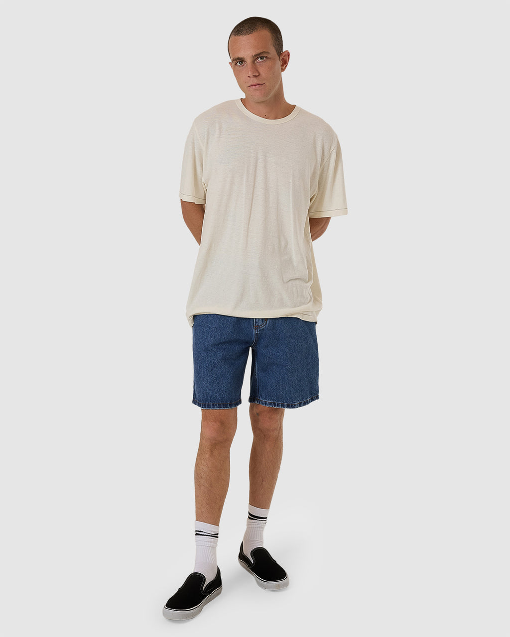 MENS SLACKER DENIM SHORTS