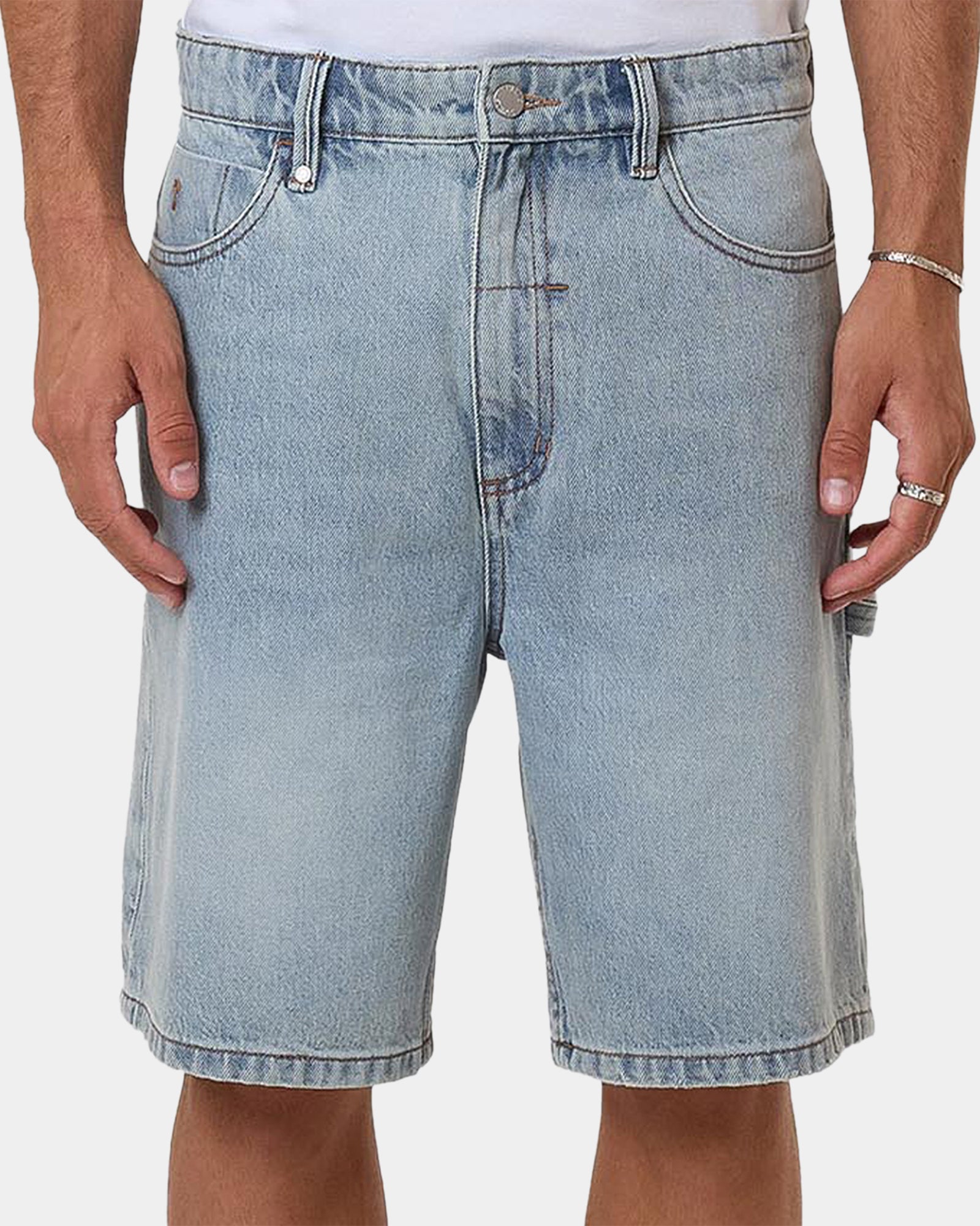 Mens Slacker Denim Shorts