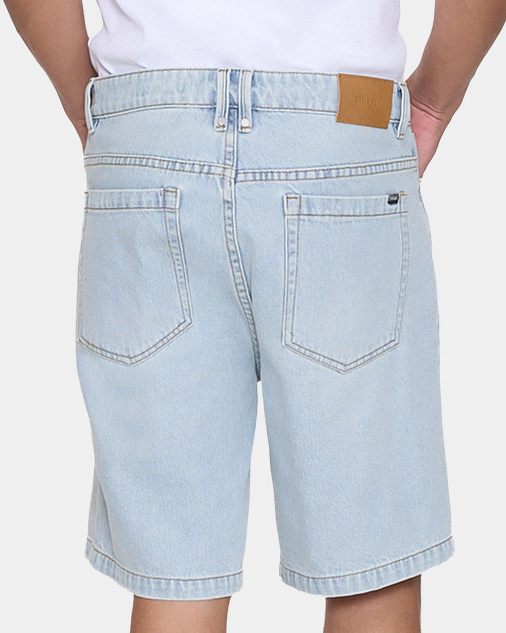 Mens Slacker Relaxed Denim Shorts