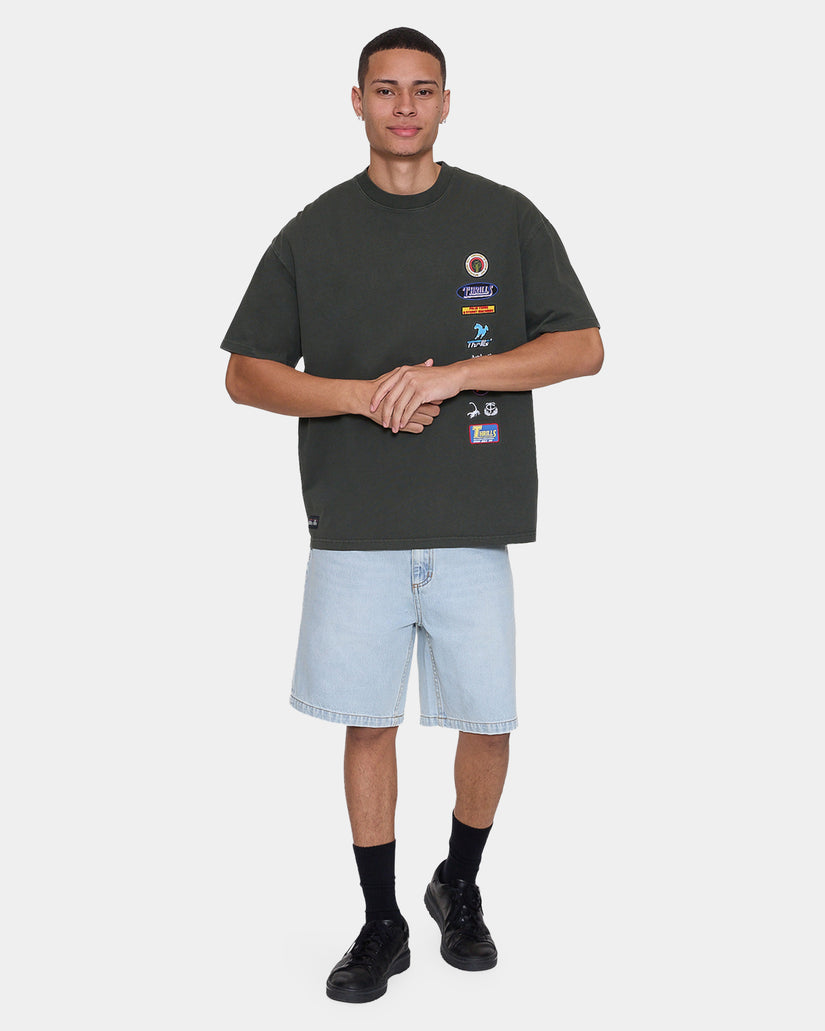 Mens Slacker Relaxed Denim Shorts