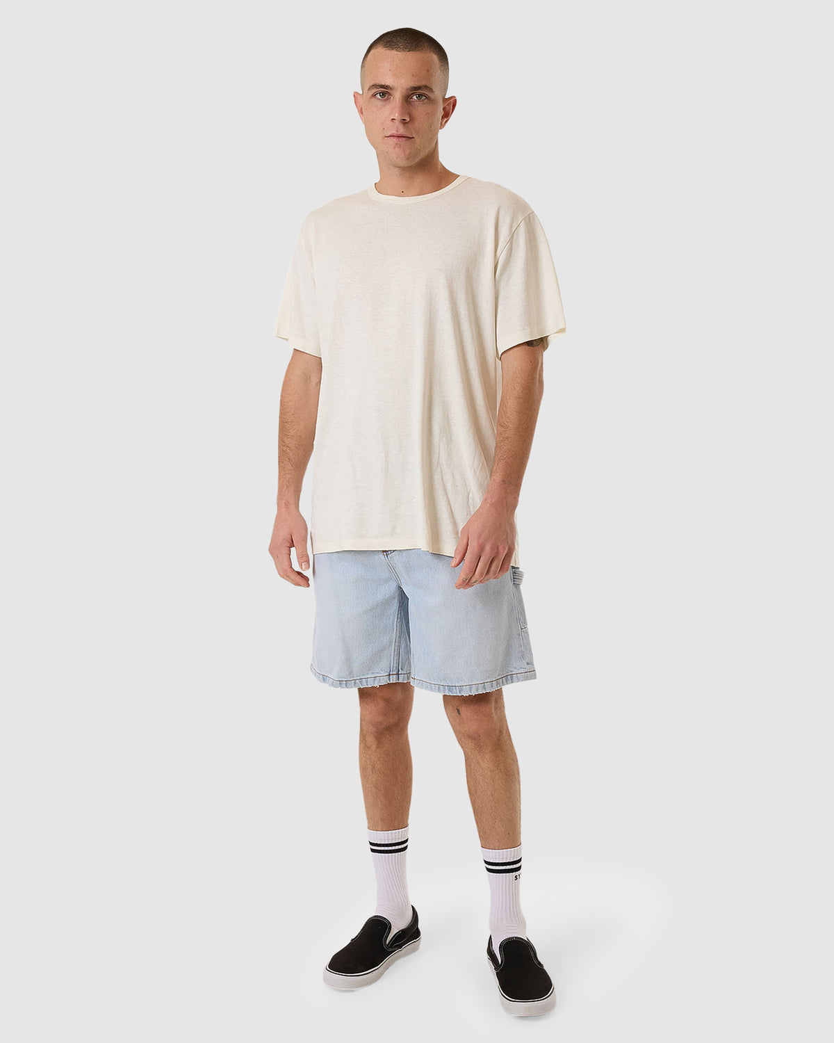 MENS SLACKER DENIM SHORTS