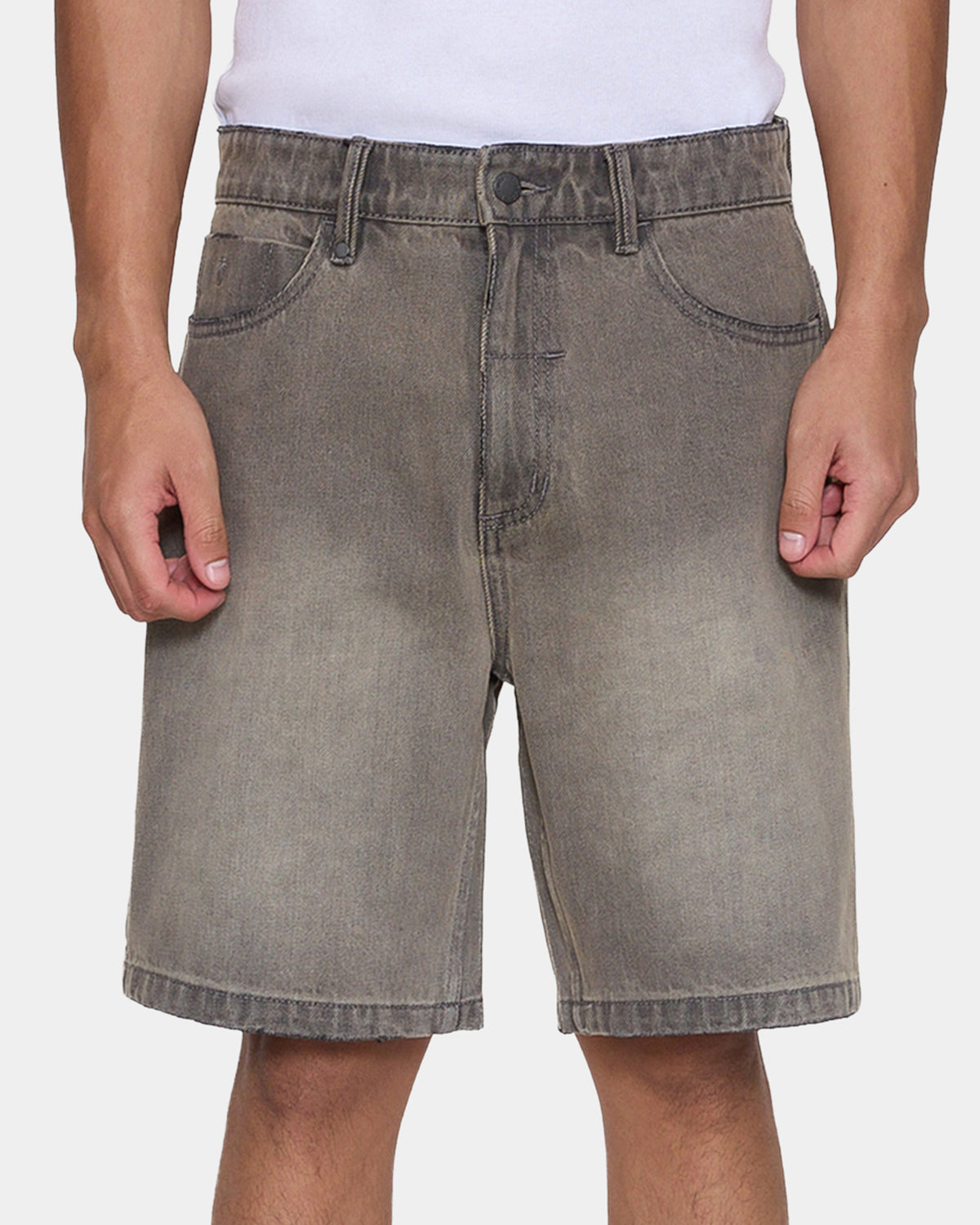 Mens Slacker Relaxed Denim Shorts