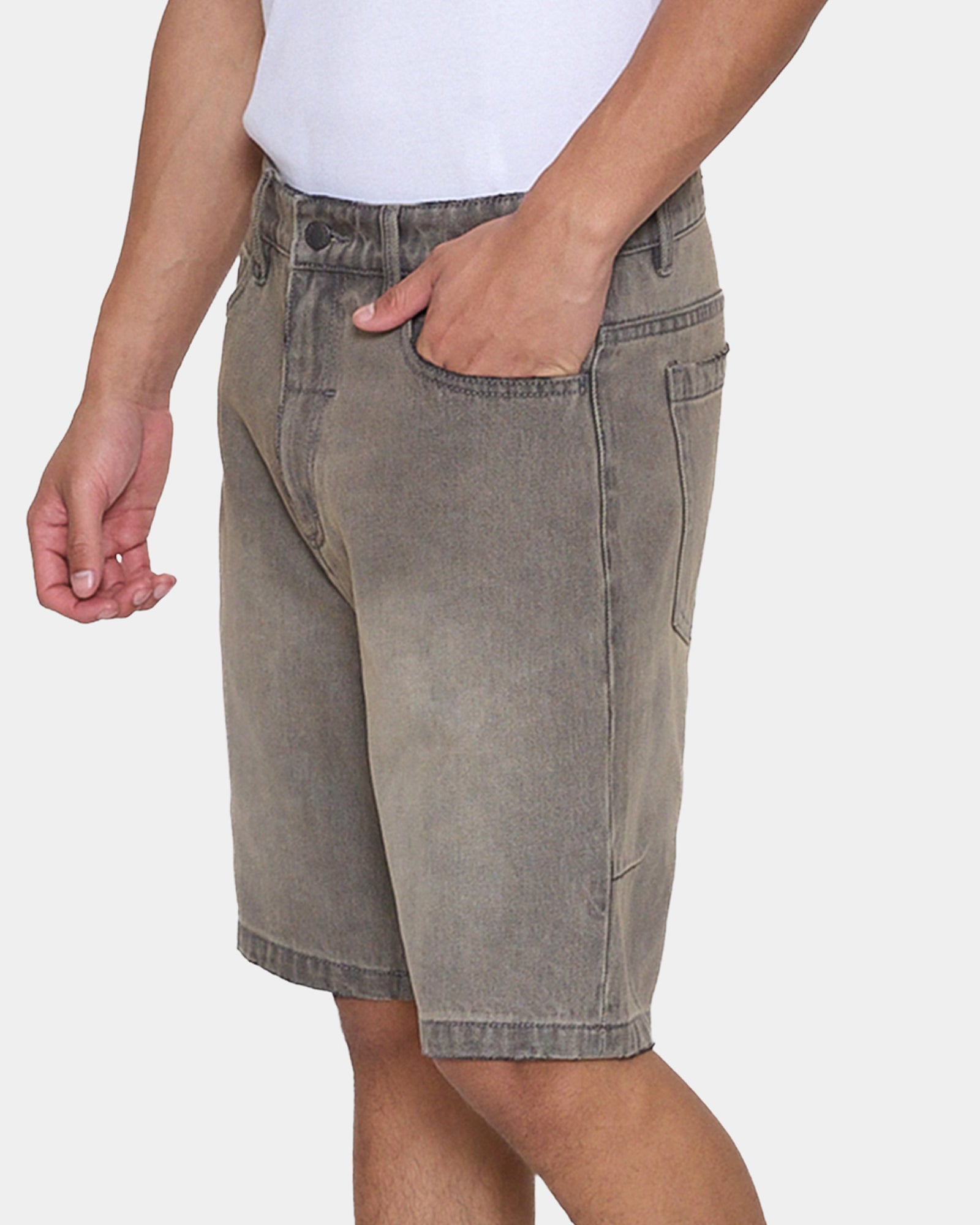Mens Slacker Relaxed Denim Shorts