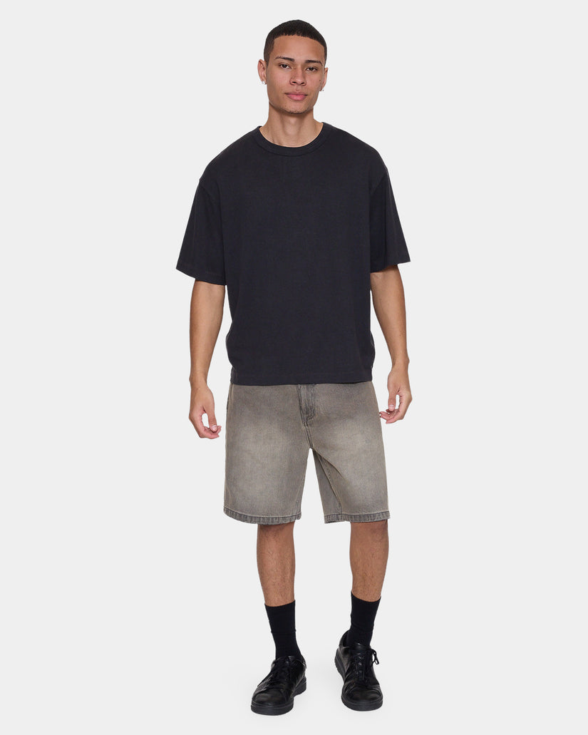 Mens Slacker Relaxed Denim Shorts