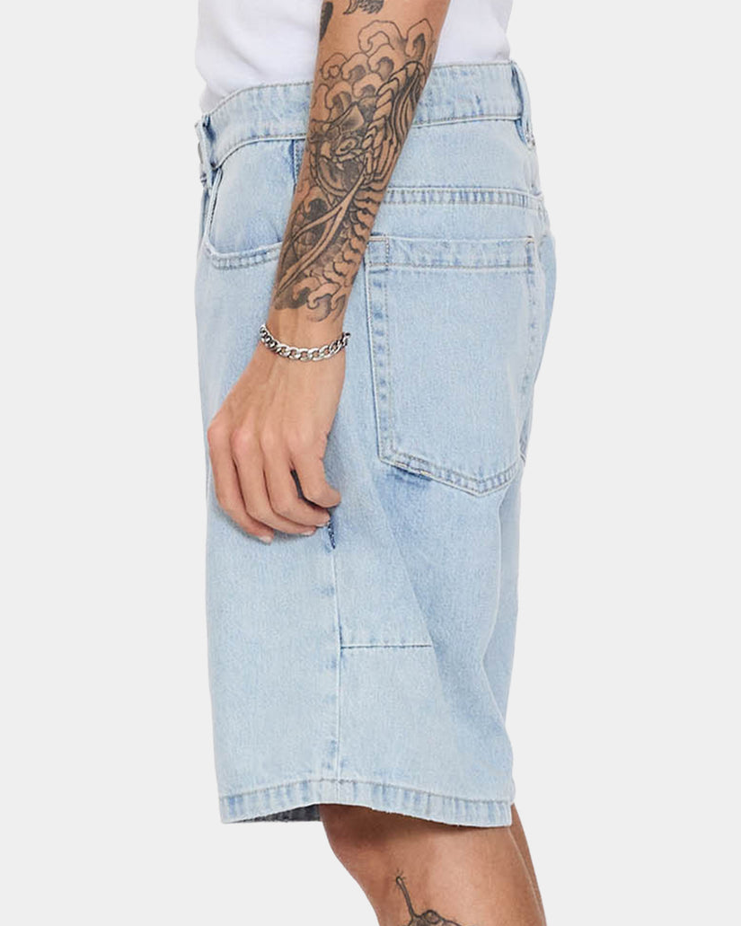 Mens Slacker Denim Shorts