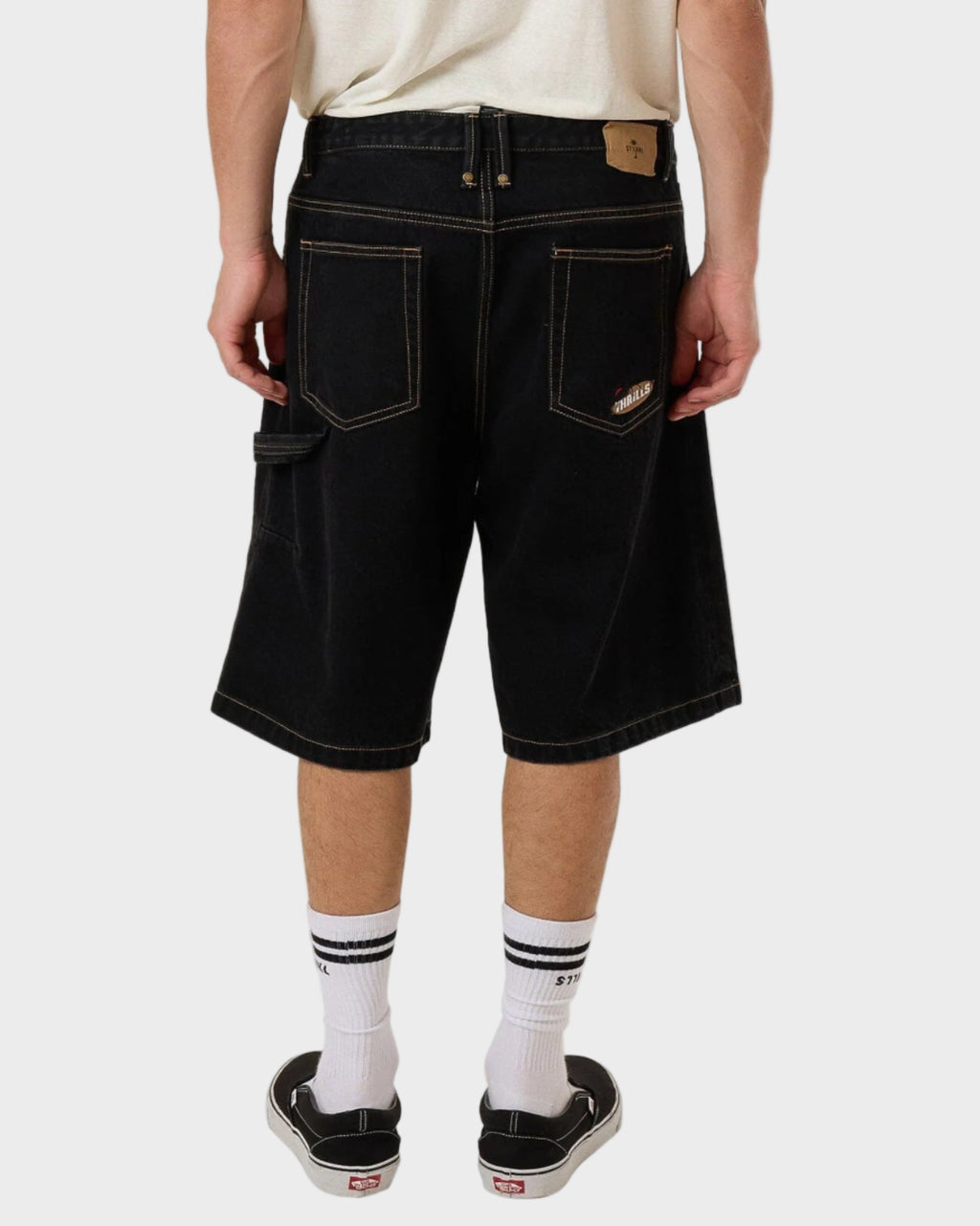 MENS BIG SLACKER DENIM SHORTS