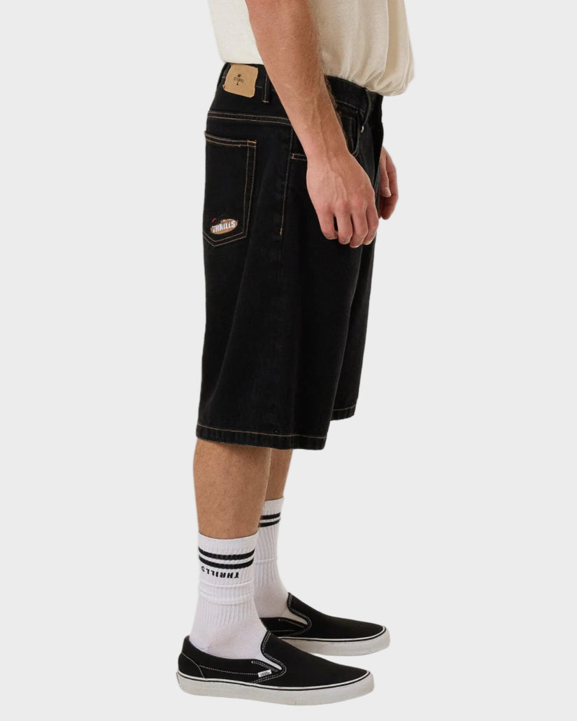MENS BIG SLACKER DENIM SHORTS
