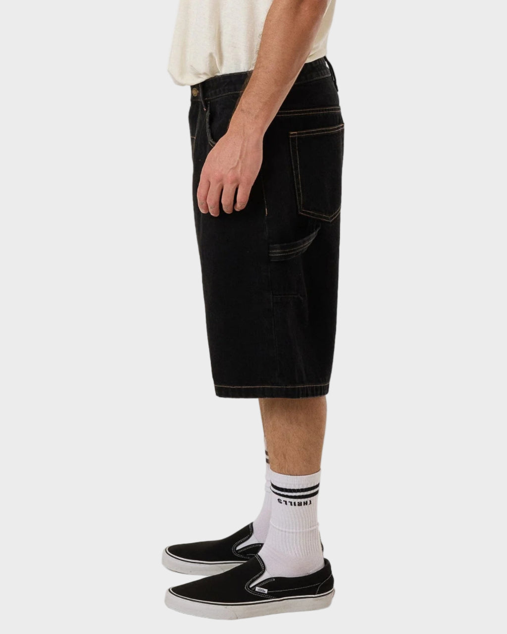 MENS BIG SLACKER DENIM SHORTS