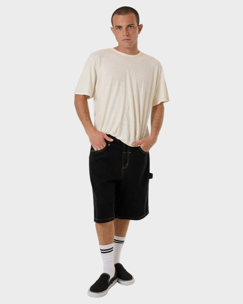 MENS BIG SLACKER DENIM SHORTS