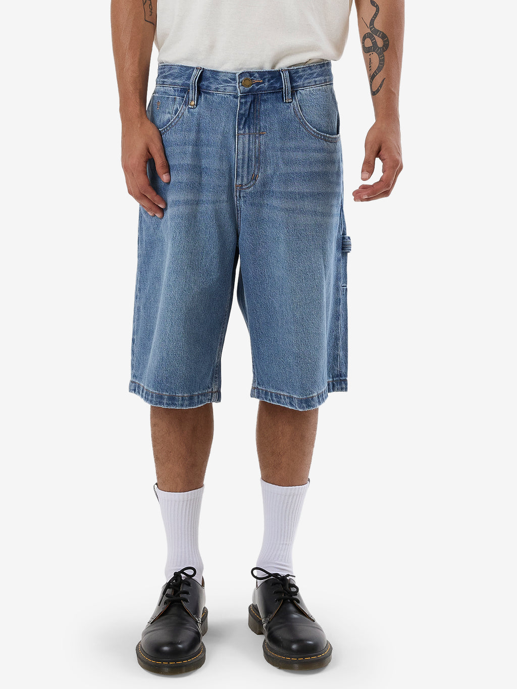 MENS BIG SLACKER DENIM SHORTS