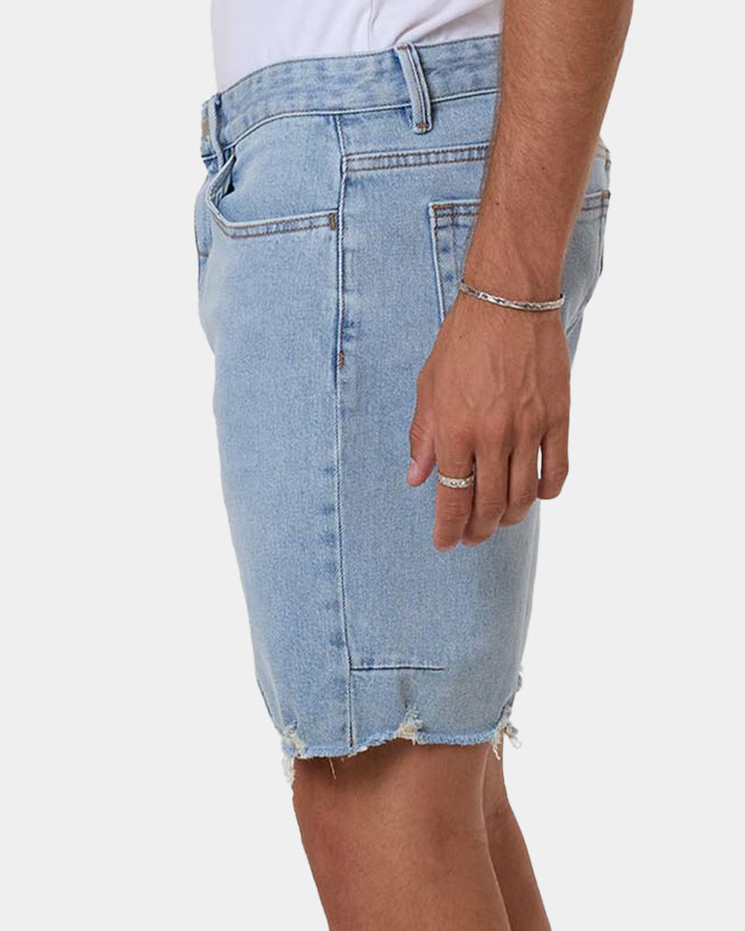 Mens Bones Denim Shorts