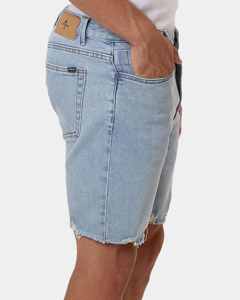 Mens Bones Denim Shorts