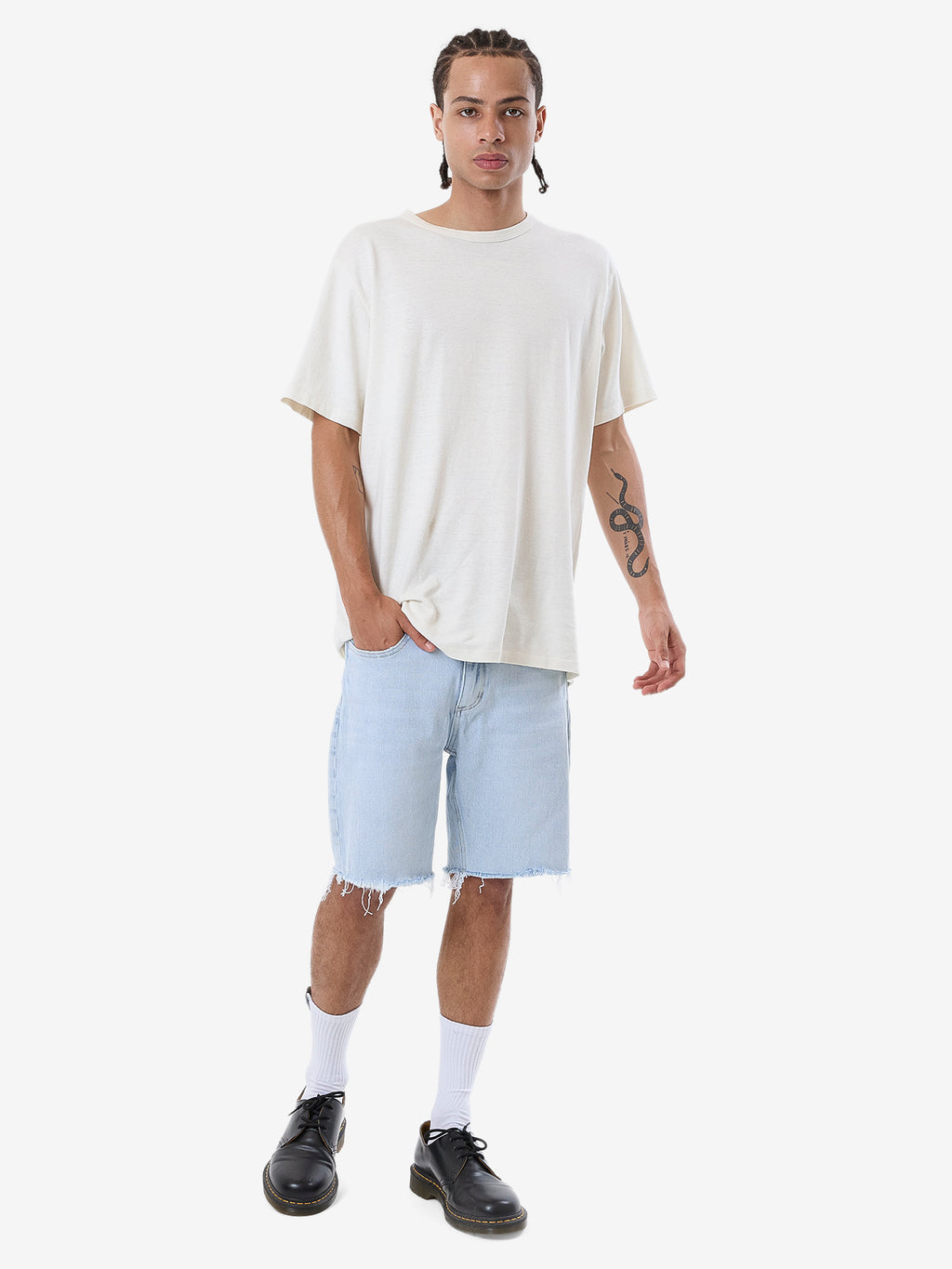 MENS BONES DENIM SHORTS