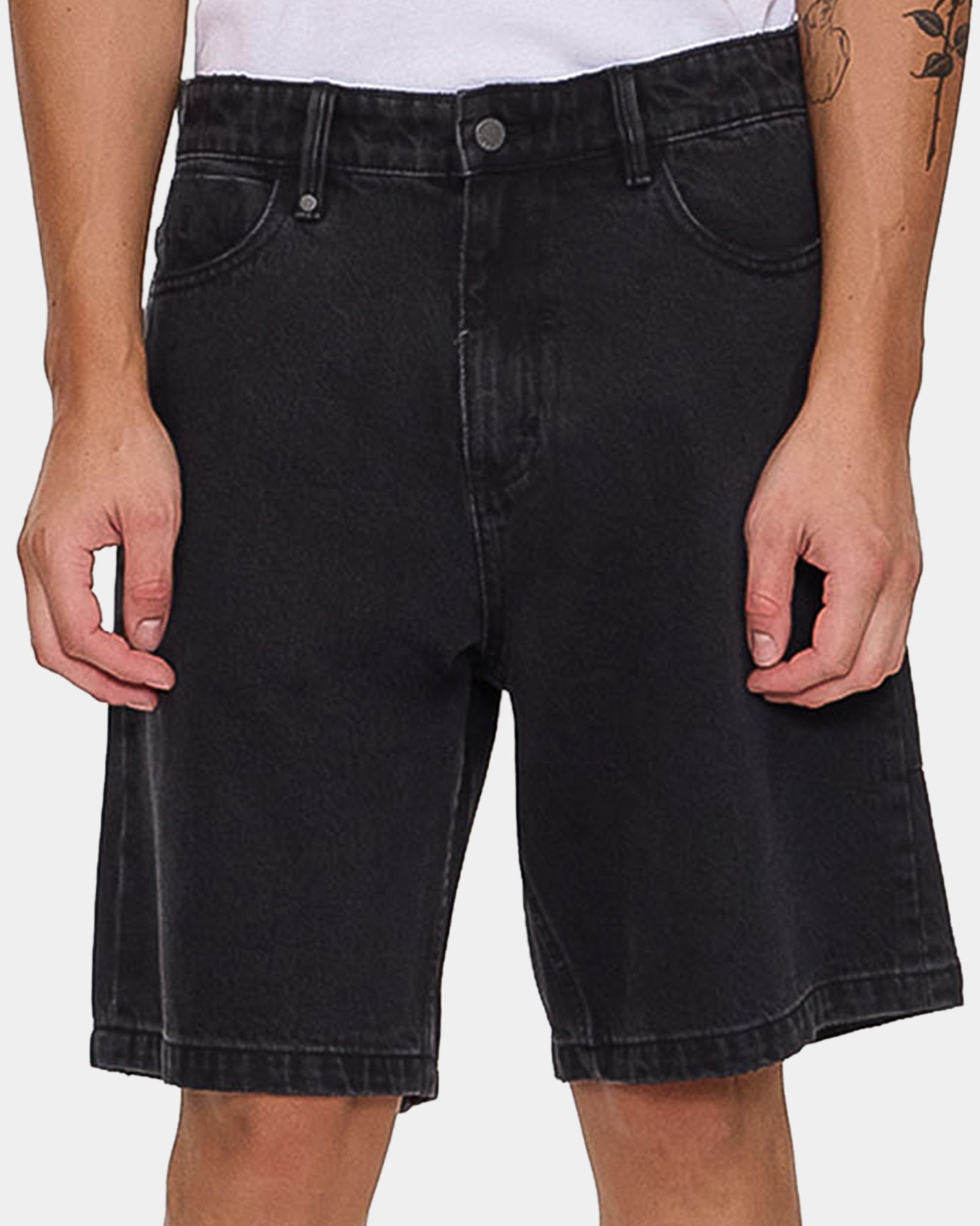Buy Mens Slacker Mid Denim Shorts by Thrills | Surf Dive 'n Ski