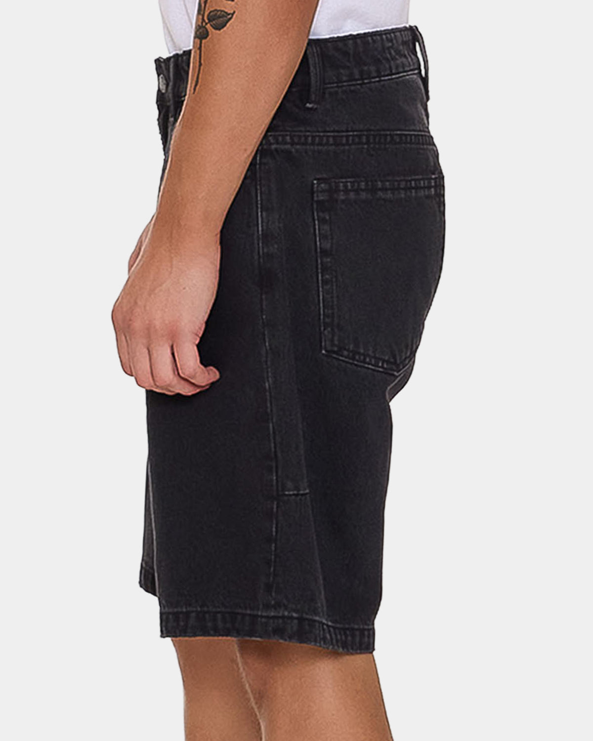 Mens Slacker Mid Denim Shorts