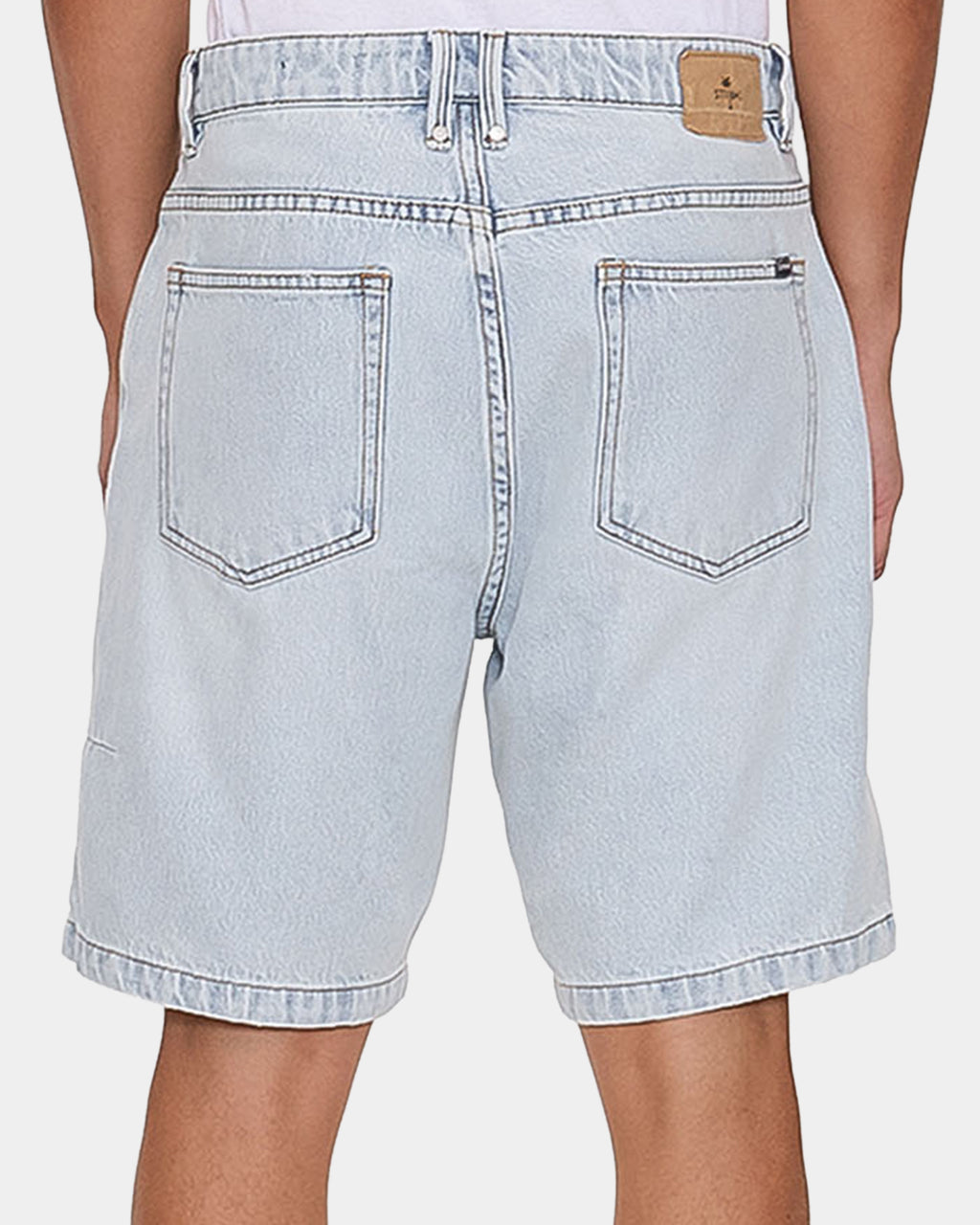 Mens Slacker Mid Denim Shorts