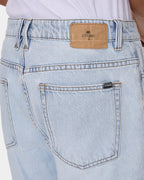 Mens Slacker Mid Denim Shorts