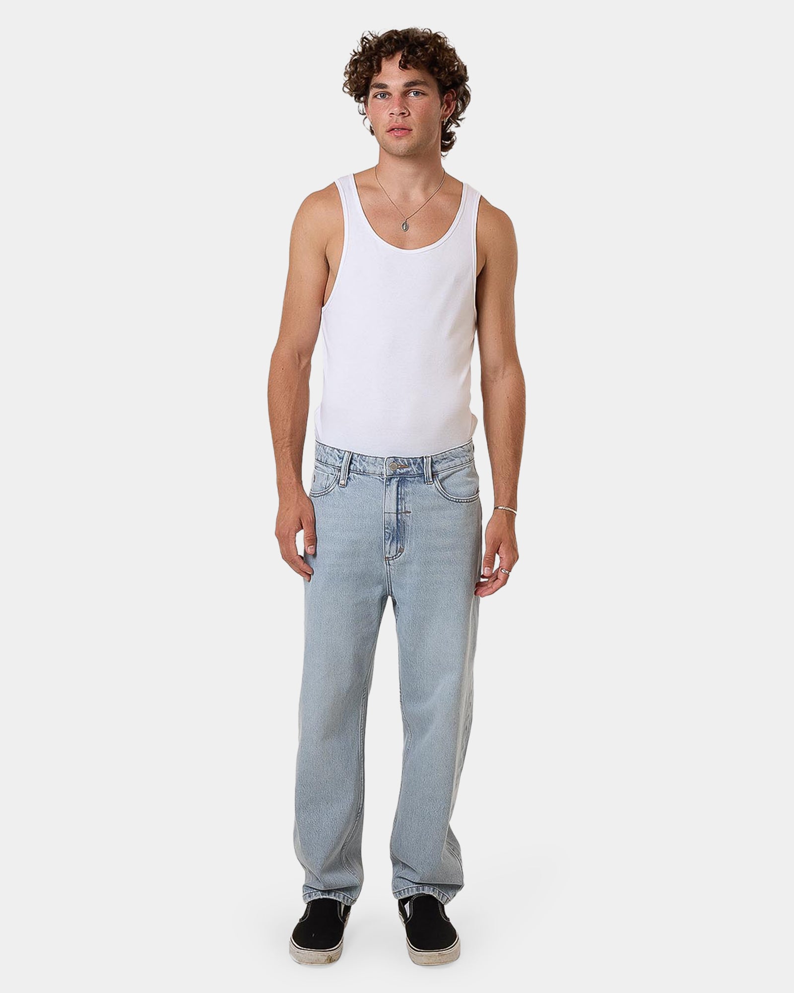 Mens Slacker Denim Jeans