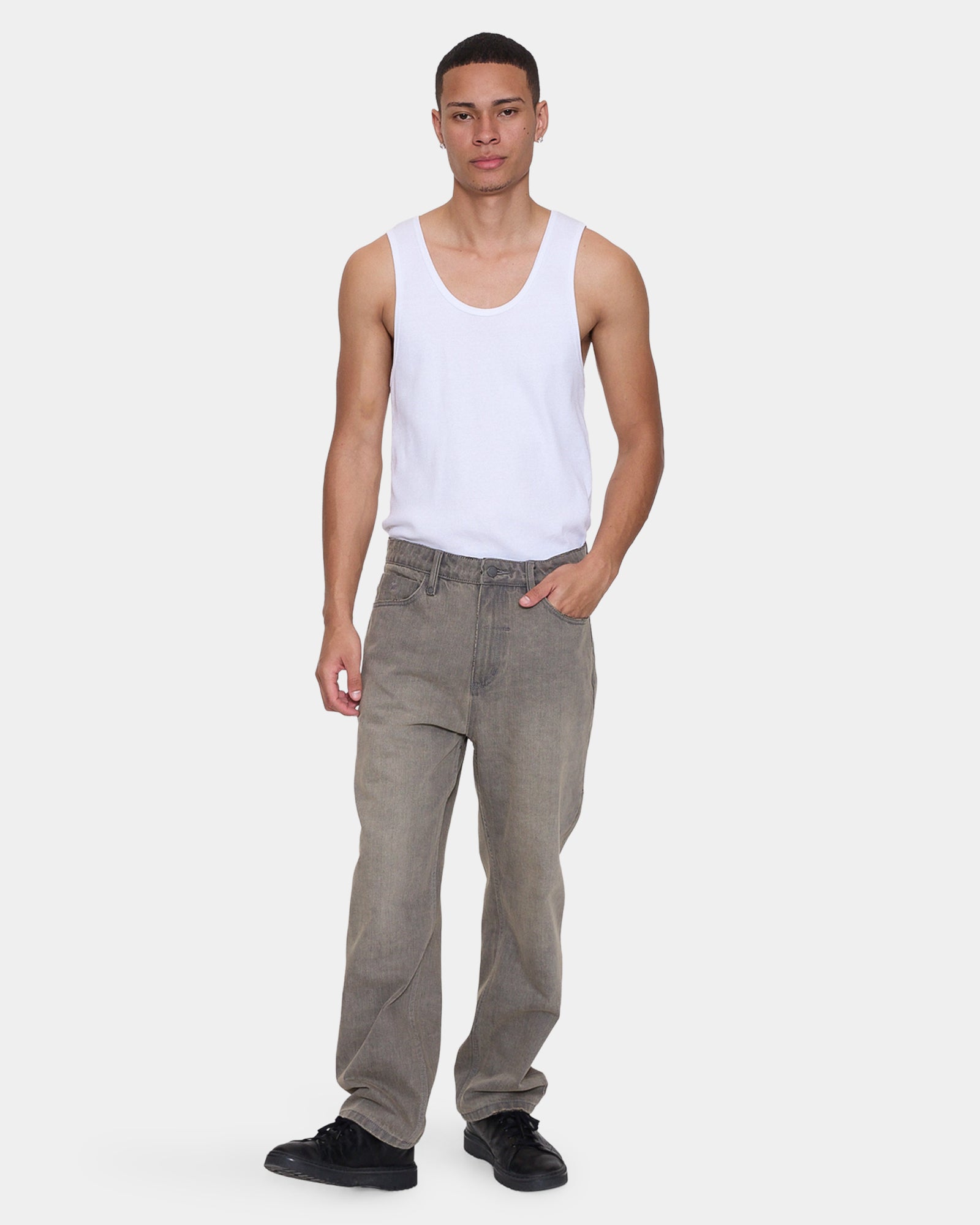 Mens Slacker Relaxed Denim Jeans