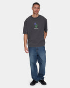 Mens Mid Slacker Relaxed Long Denim Jeans