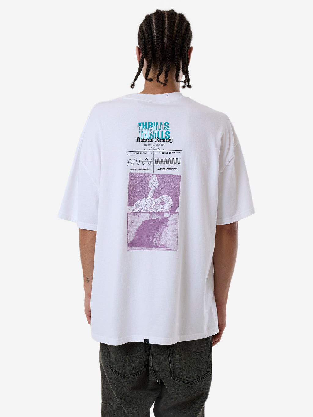 MENS NATURAL REMEDY BOX FIT OVERSIZED T-SHIRT