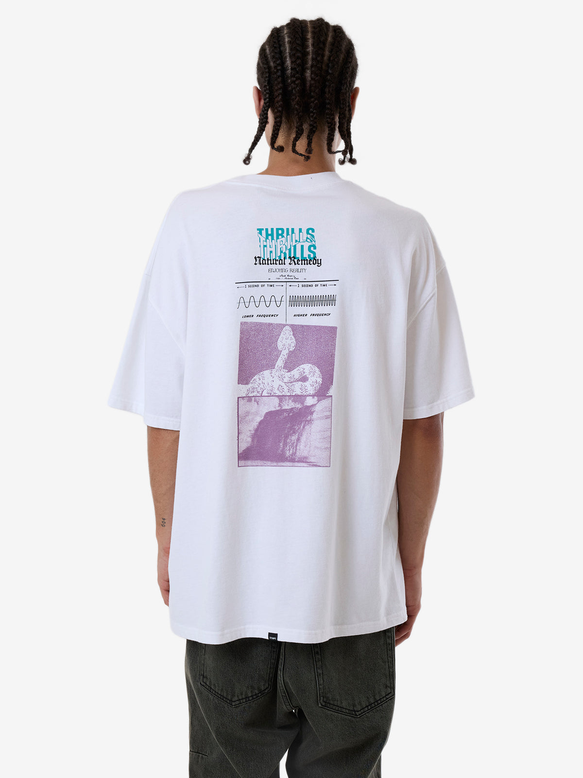 MENS NATURAL REMEDY BOX FIT OVERSIZED T-SHIRT