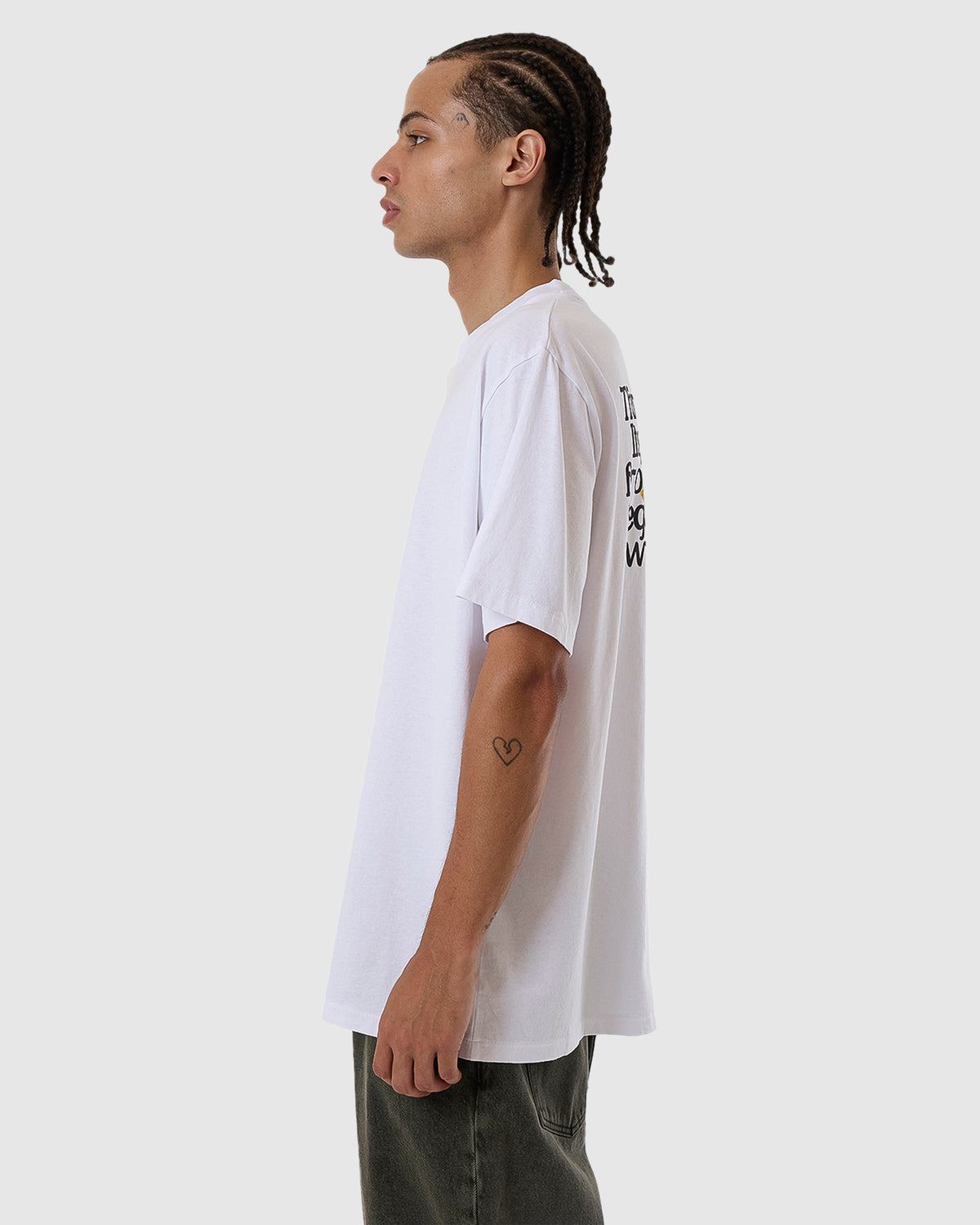 MENS WHERE WE ARE NOW MERCH FIT T-SHIRT