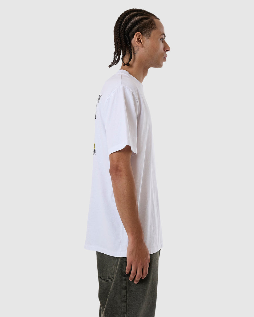 MENS WHERE WE ARE NOW MERCH FIT T-SHIRT