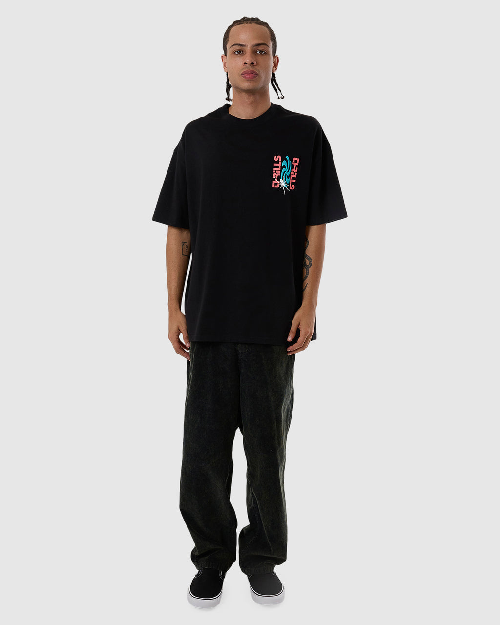 MENS FIRESTARTER BOX FIT OVERSIZE T-SHIRT