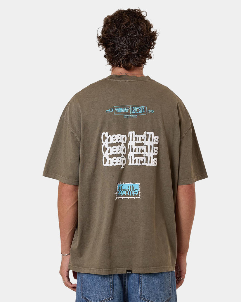 Mens Cheap Thrills Box Fit Oversized T-Shirt
