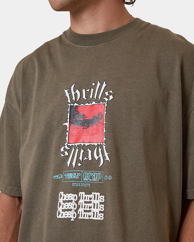 Mens Cheap Thrills Box Fit Oversized T-Shirt