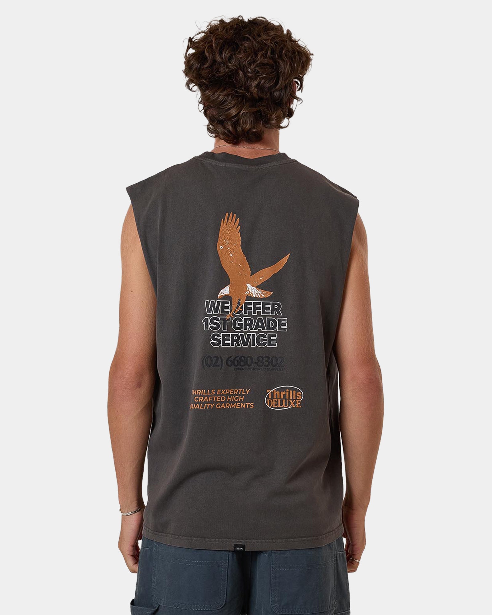 Mens 1st Grade Service Muscle Shirt