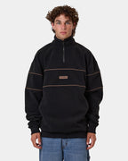 Mens Superior Thrills Quarter Zip Fleece Jumper
