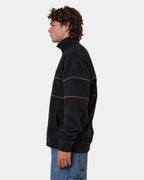 Mens Superior Thrills Quarter Zip Fleece Jumper