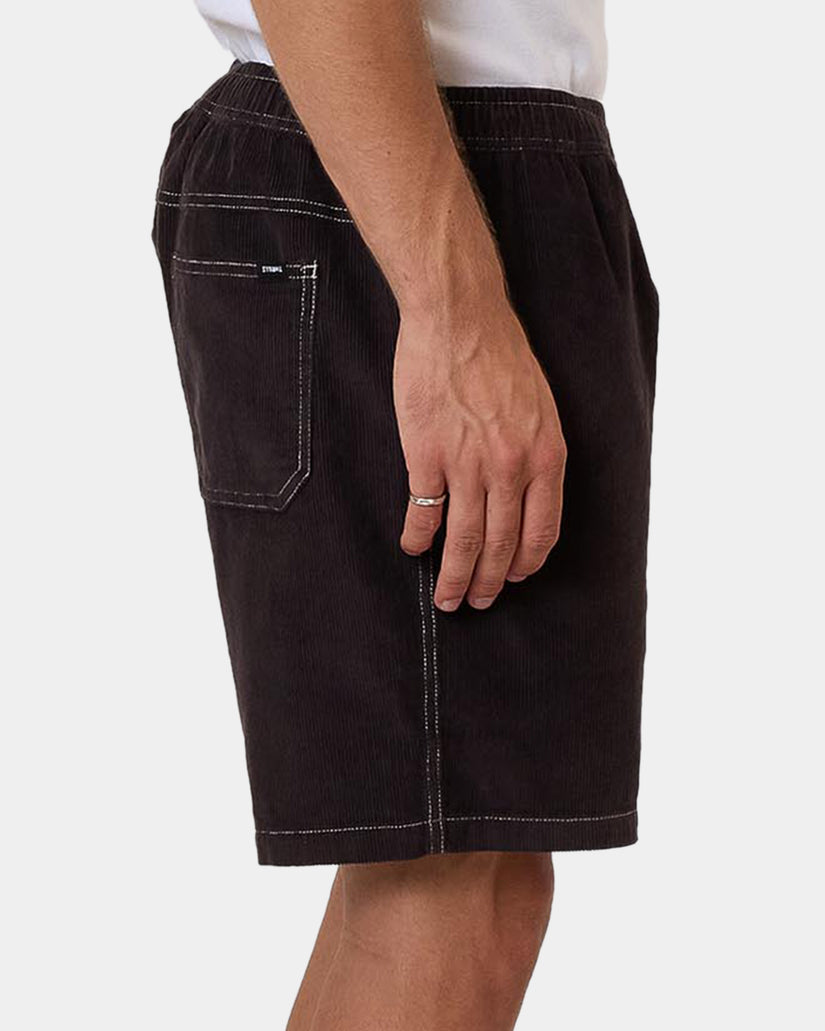 Mens Anarchy In Paradise Cord Denim Shorts
