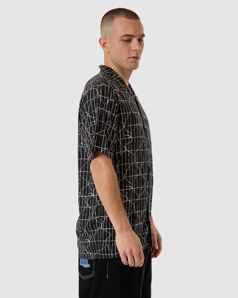 Mens High Power Bowling Short Sleeve Shirt