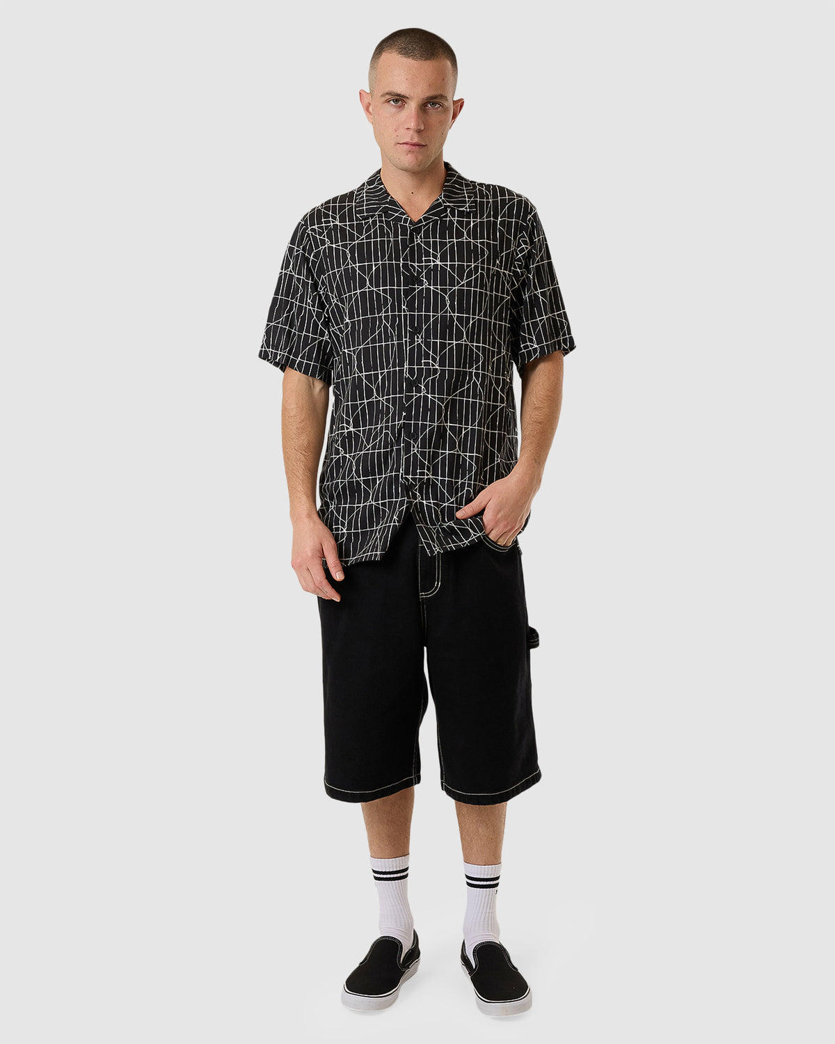 Mens High Power Bowling Short Sleeve Shirt
