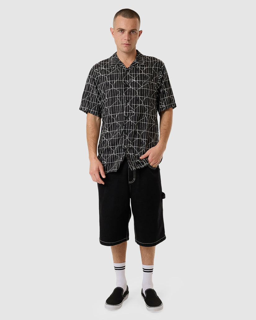 Mens High Power Bowling Short Sleeve Shirt