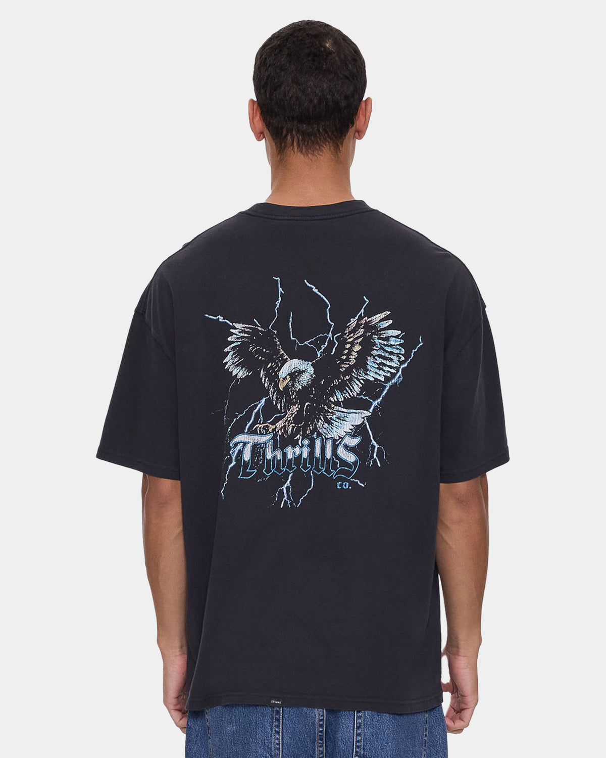 Mens Run For The Hills Oversized T-Shirt