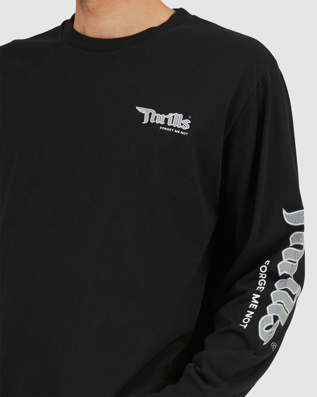 MENS FORGET ME NOT MERCH FIT LONG SLEEVE T-SHIRT