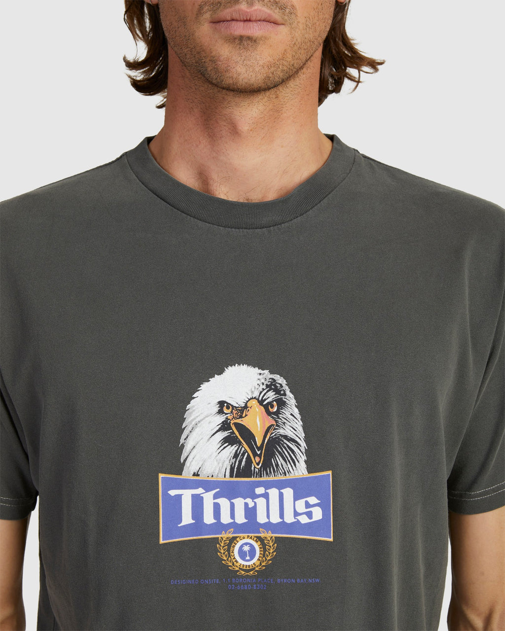 MENS RISE ABOVE MERCH FIT T-SHIRT